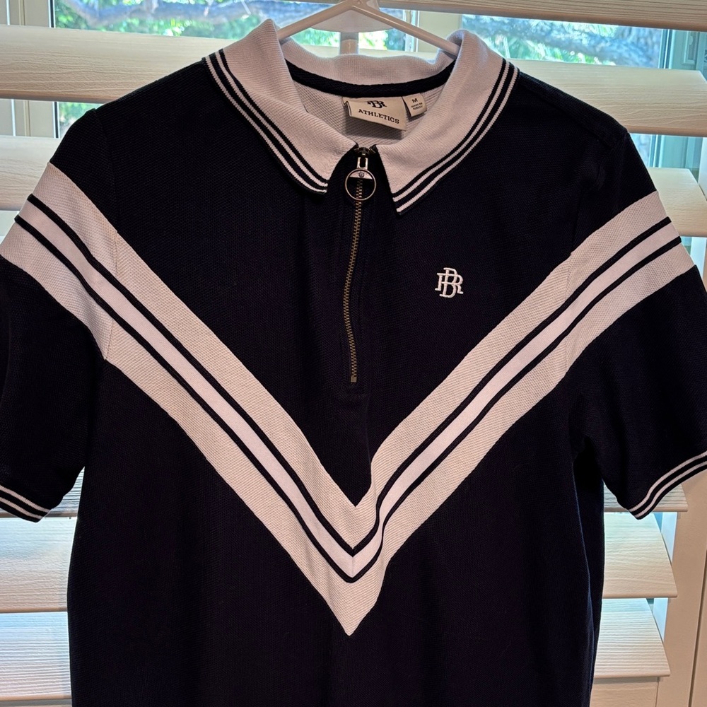 BR ATHLETICS Polo Dress Med Navy #836688 - Picture 3 of 5